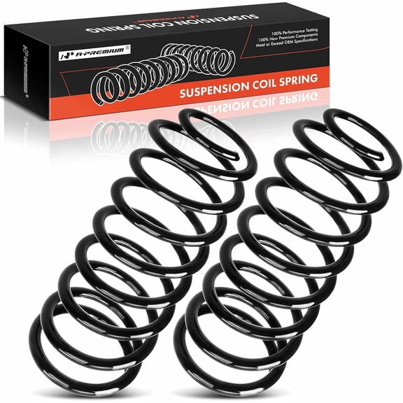 A-Premium 2PCS Front Suspension Coil Spring Set Compatible with Jeep Wrangler 2000-2006 L6 4.0L TJ 2000-2005 L6 4.0L Replace# 3226