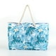 thumbnail image 3 of Bolsa De Playa Bolso tote de playa estampado PEVA Bolso de mujer de gran capacidad para acampar (verde), 3 of 9