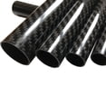 thumbnail image 5 of 4 Carbon Fiber Tubes - 8mm x 6mm x 500mm - 3K Roll Wrapped 100% Carbon Fiber Tube Glossy Surface, 5 of 5