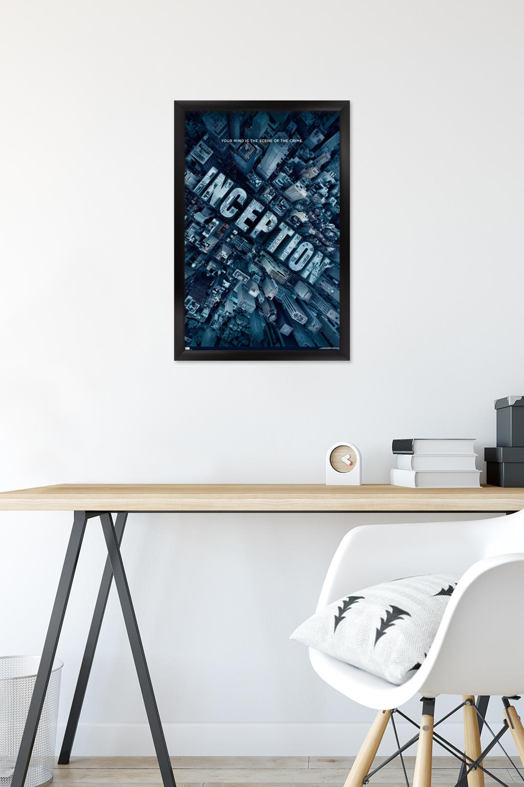 Inception - One Sheet Wall Poster, 14.725" x 22.375" Framed