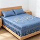 thumbnail image 4 of Falda de cama, falda de cama con volantes y fundas de almohada en conjunto de 3 piezas, sábana elástica, tela de poliéster, lavable a máquina, decoración del dormitorio, 4 of 9