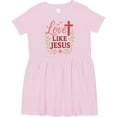 thumbnail image 3 of Inktastic Love Like Jesus Inspirational Christian Girls Toddler Dress, 3 of 5