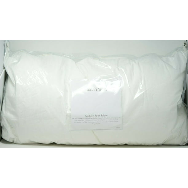 Calvin Klein Comfort Form Hypoallergenic Traditional Bed Pillow - KING -  White 