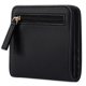 thumbnail image 5 of Cartera pequeña y compacta de lujo con bolsillo de piel auténtica para mujer, minimonedero con ventana de identificación JM, 5 of 5