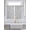 Gray, variant on Grey Dandelion Bathroom Window Curtain, Spring Modern Minimalist Country Flower Light Filtering Coffee Kitchen Curtains, Bedroom Living Room Curtains 2 Panel 84"x54"