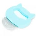 thumbnail image 3 of Cat Grooming Tool, Hair SheddingComb Plastic Shell Shape Comb, Soft For Cats Pink,Green,Blue, 3 of 8