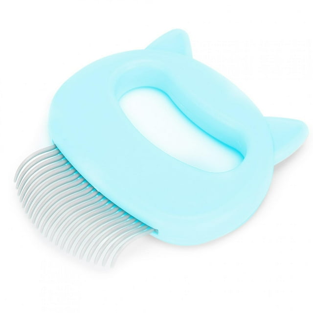 FurPet Grooming Tool Shell Shape Comb, Long Short Remove Floating Hair Cat Grooming Tool, Plastic for Cats Pink,Green,Blue