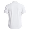 thumbnail image 3 of CIENVNSTG Men's Summer Button Down Shirts Short Sleeve Regular Fit Solid Color Casual Business Dress Shirt with Chest Pocket White S, 3 of 4