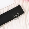 thumbnail image 5 of Black Wide Headbands for Women Non Slip blended fabric Elastic Large African Turban Headwrap Ideal for Yoga,Workouts,Running - Non-Slip Design for Women M, 5 of 8