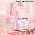 thumbnail image 7 of Tyethy Girls Backpack School Backpack for Kids, Cute Bookbag, Waterproof Middle School Bags, Pink, 7 of 7