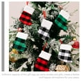 thumbnail image 5 of WRITWAA Xmas Stockings Plush Fabric for Pen Storage Christmas Tree Hanging Decor 6Pcs, 5 of 8
