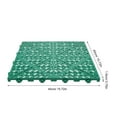 thumbnail image 6 of OUNONA 2Pcs Heavy Duty Green Interlocking Garage Drainage Floor Tiles for Car Wash, 6 of 7