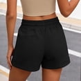 thumbnail image 6 of Womens Shorts Summer Casual Loose Elastic Waist Drawstring Comfy Lightweight Beach Shorts with Pockets, 6 of 7