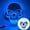 Blue, variant on LED Halloween Skull Mask Light Up Scary Skeleton Face Mask for Adults Teens Cosplay Party Supplies