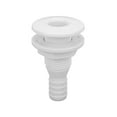 thumbnail image 1 of Speravity Desagüe de agua Scupper ABS conector blanco salida de acoplamiento a través del casco aireador de sentina accesorios barcos Hardware Bombillas para automóviles, 1 of 6