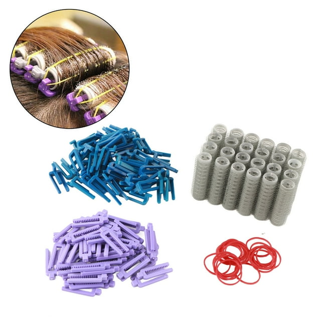 Salon Hairdressing Curler Set Convenient Safe Self-Adhesive Hair Roller For Hotel For Home For Travel For Business Trip