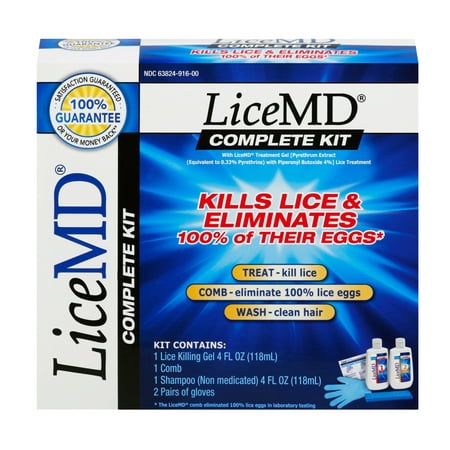 LiceMD Complete Kills Lice Kit, 5 piece