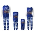 thumbnail image 3 of Conjunto de pijama navideño a juego para toda la familia, estampado de cascanueces, blusa con mangas raglán, pantalones con cintura elástica, ropa de dormir familiar para Navidad para otoño e invierno, 3 of 4