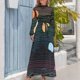 thumbnail image 3 of Muchas Tierras Bajo Un Sol Vestido Largo vestidos para ocasiones oficiales ropa mujer verano 2024 vestidos de moda mujer, 3 of 4