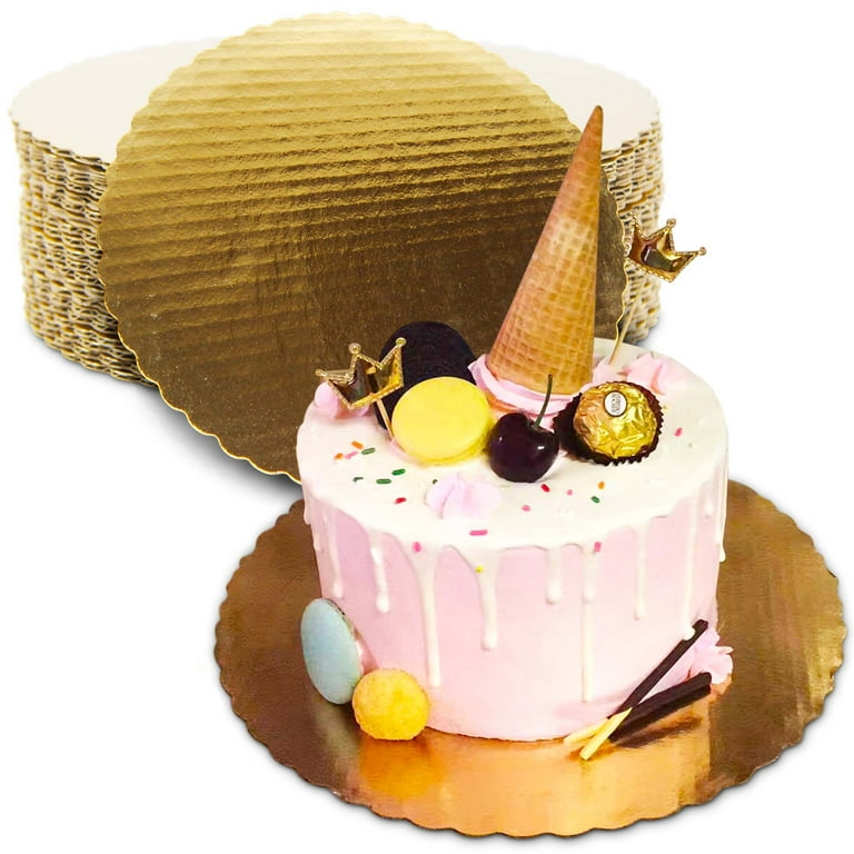 Buy P.S. Packaging Round Cake Boards - Cardboard Disposable Cake Pizza