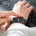 thumbnail image 4 of Funda Compatible con Huawei Watch Fit Smartwatch, funda protectora de pantalla a prueba de golpes con incrustaciones, 4 of 9