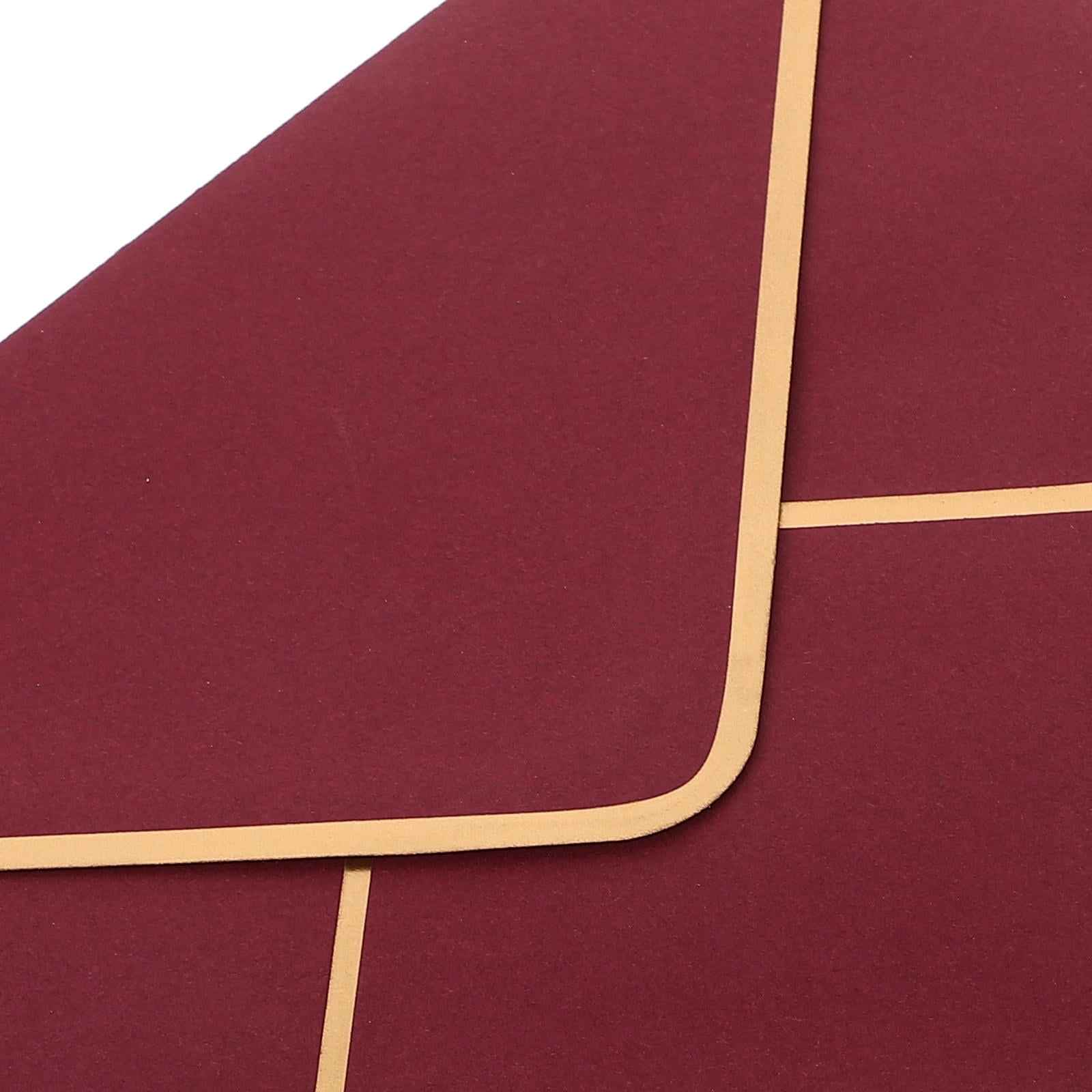 ETEREAUTY 10Pcs Dark Red Stationery Envelope Simple Packing for Letters Postcards and Cards