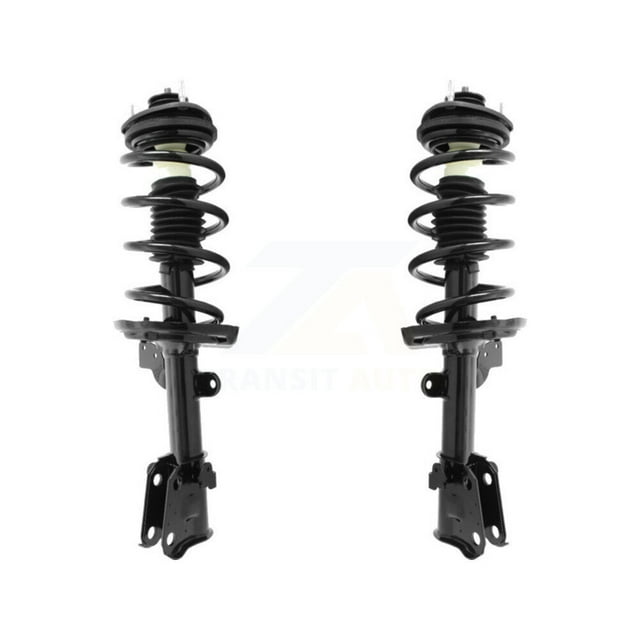Transit Auto Front Complete Suspension Shocks Strut and Coil Spring Mount Assemblies Kit for Car 2009-2015 Honda Pilot - Left Right Side (Driver Passenger) K78A-100152