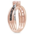 thumbnail image 3 of Everly Women's Morganite Rose Gold Plated Ring, 3 of 6