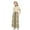 Style 3, variant on Girl's Short Sleeve Dress Patchwork Floral Print Loose Casual Long Maxi Dress with Pockets for 4-14 Years Kids