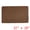 Dark Brown, variant on Unique Bargains Outdoor Doormat Waterproof Non-Slip Scraper Welcome Mat Black 24" x 16"