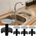 thumbnail image 1 of 4 Piezas de Cubierta de Agujero para Fregadero de Cocina, Cubierta de Orificio de Rociador de Metal, Cubierta de Fregadero de Baño, Tapa de Tapón de Lavabo de Metal de Acero Inoxidable, 1 of 5