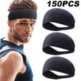 thumbnail image 3 of Pañuelo Deportivo Ultrafino Europeo Y Americano para Hombres Y Mujeres Que Corren Diadema Secado Rápido Diadema Yoga Diadema Absorbente Sudor para Baloncesto Al Aire Libre (negro), 3 of 8