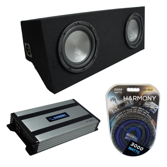 05-14 Ford Mustang Coupe Harmony A122 Dual 12" Custom Sub Box & HA-A800.1 Amp