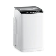 Auertech 25lbs Portable Washing Machine, Fully Automatic Portable Washer with LED Display,Washer & Dryer Combo, 7 Wash Cycles, 4 Water Levels
