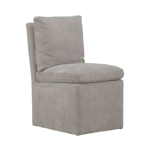 Liberty Furniture Accent Dining Chair with Castors - Squared Back - Truffle Upholstry