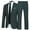 Dark Green, variant on Men's 2-Piece Suits Slim Fit 1 Button Dress Suit Jacket Blazer & Pants Set