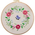 thumbnail image 1 of Maydear Stamped Embroidery Kit for Beginners with Pattern, Cross Stitch kit, Embroidery Starter Kit Including Embroidery Hoop, Color Threads and Embroidery Scissors - Butterflies Love Flowers, 1 of 2
