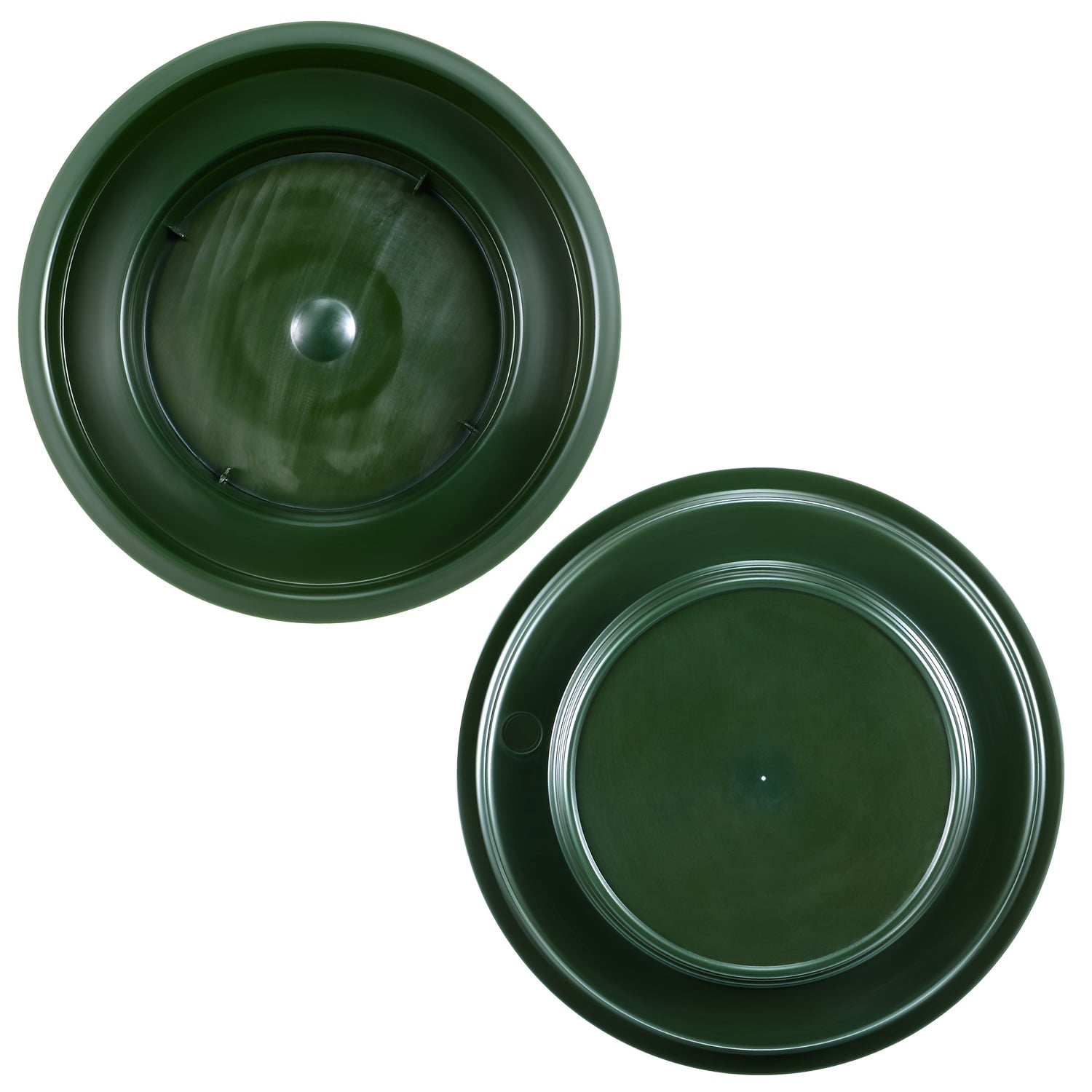 12 Pcs Round Wet Floral Foam with Dark Green Plastic Bowl,Premium Green Flower Mud for Fresh Floral Arrangements Wedding Aisle Birthday Churches Prom Table Floral Centerpiece Decor