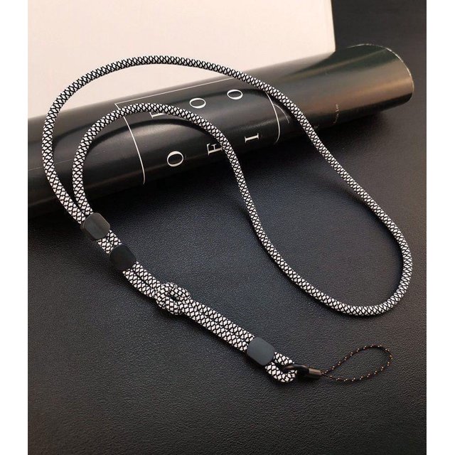 Cordón para teléfono móvil, largo, sencillo, de doble uso, desmontable, ajustable, cadena para teléfono móvil, funda sólida para teléfono, antipérdida