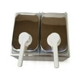 thumbnail image 4 of Large Capacity Double Head Sauce Pump Squeeze Condiment Dispenser Stainless 4L, 4 of 7