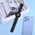 thumbnail image 3 of Silicone Watch Band 22mm Quick Release Rubber Watch Straps for Men Women,Black Stainless Steel Buckle, 3 of 8