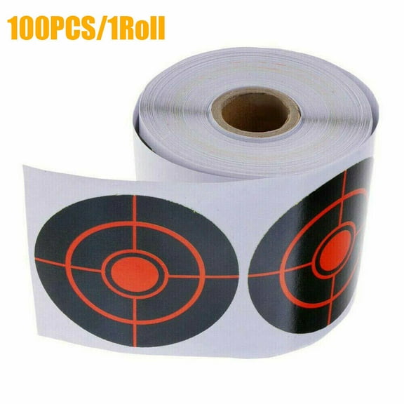 EROCK 3-inch Shooting Target Stickers Reactive Splatter Training Self Adhesive Paper 100PCS