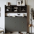 thumbnail image 4 of Trendy & Functional - Black Hall Tree for Storing Shoes, Hats & Keys, 4 of 5