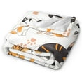 thumbnail image 4 of Cute Cat Blanket Cat Gifts for Cat Lovers Soft Cozy Cartoon Cat Plush Throw Blanket Super Warm Fleece Fuzzy Bedding Blanket for Kids Girls Boys Women Bed Decor Stuff 50" 60", 4 of 6