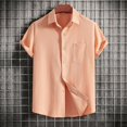 thumbnail image 5 of Hawaiian Shirt For Men, Men's Vintage Button Down Bowling Shirts Short Sleeve Summer Beach ShirtM, 5 of 5