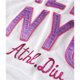 thumbnail image 2 of Camiseta adornada Aeropostale con apliques reflectantes para mujer color blanco extragrande, 2 of 2