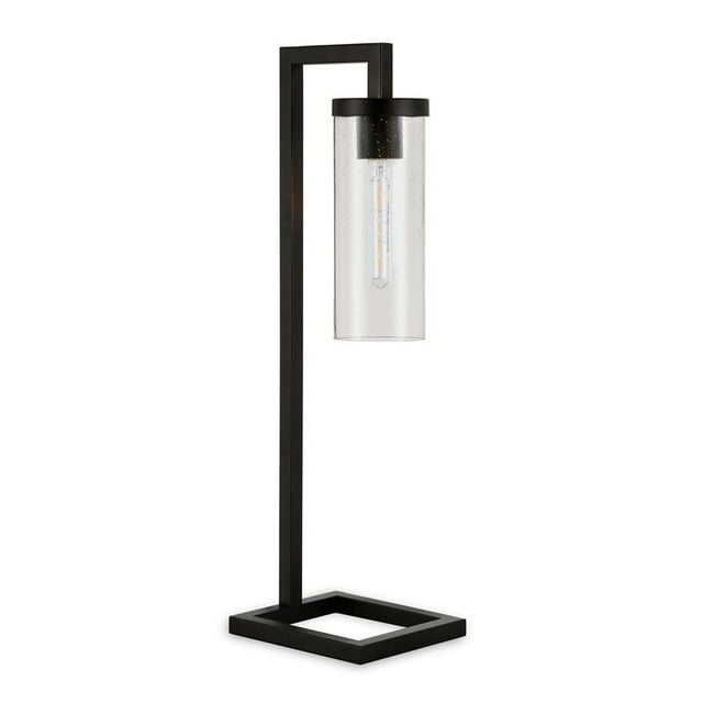 Henn&Hart Lampe de Table en Métal/verre Bronze Noirci de 7 Po