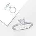 thumbnail image 6 of Created Forever Women's 1 1/6ct TW Lab Grown Diamond 14k White Gold Solitaire Engagement Ring, 6 of 10