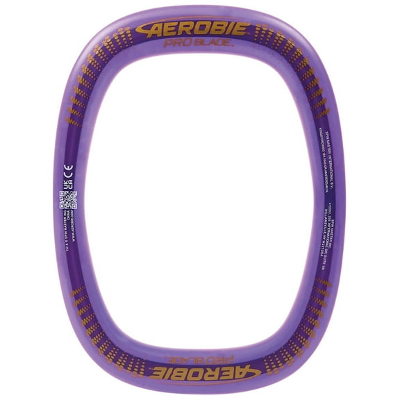 Aerobie Pro Blade Throw Ring, Lightweight Kids Toy for Disc Golf, Backyard Games & More, Outdoor Games for Adults and Family Ages 5 & Up, Purple