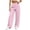 Pink, variant on JOANKDMI Athletic Pants for Women Stretchy Tummy Control Butt Lifting High Waisted Elastic Waist Straight Leg Bottoms Sports Gym Active Yoga Trousers with Pockets